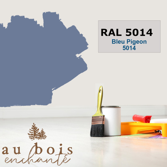 Peinture norme jouet Bleu pigeon RAL 5014  - Au Bois Enchanté