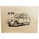 Table 2CV chantourné Finnish birch plywood 5 ply - Au Bois Enchanté