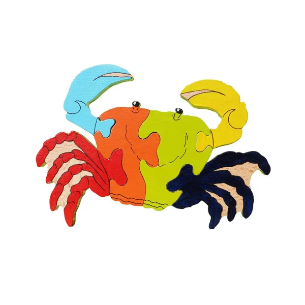 Crab wooden puzzle Beech Wood - Au Bois Enchanté