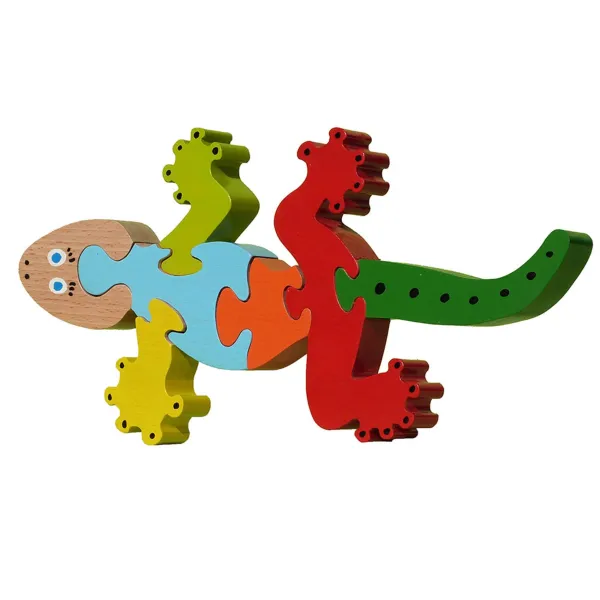 Salamander wooden puzzle Beech Wood - Au Bois Enchanté