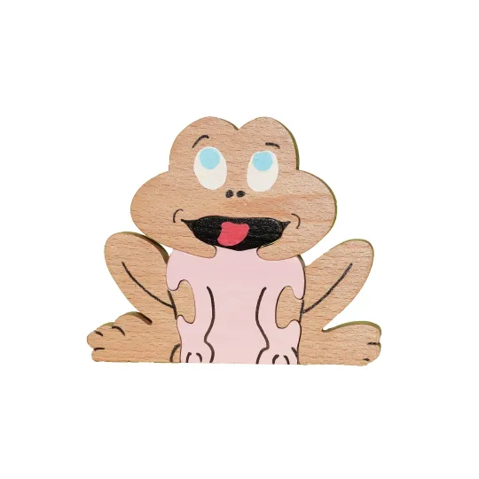 Frog wooden puzzle Beech Wood - Au Bois Enchanté