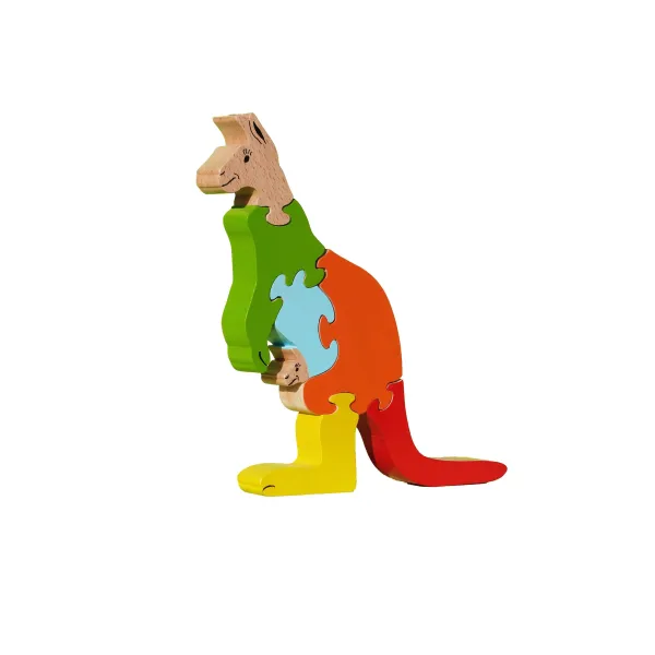 Puzzle en bois kangourou Bois Hêtre - Au Bois Enchanté