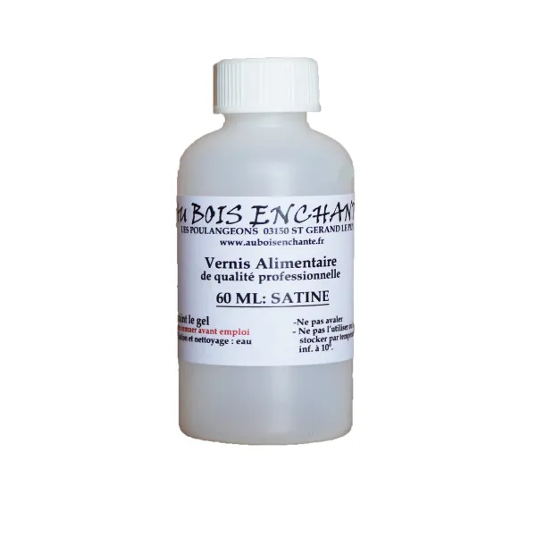 Vernis alimentaire 60 ml  - Au Bois Enchanté