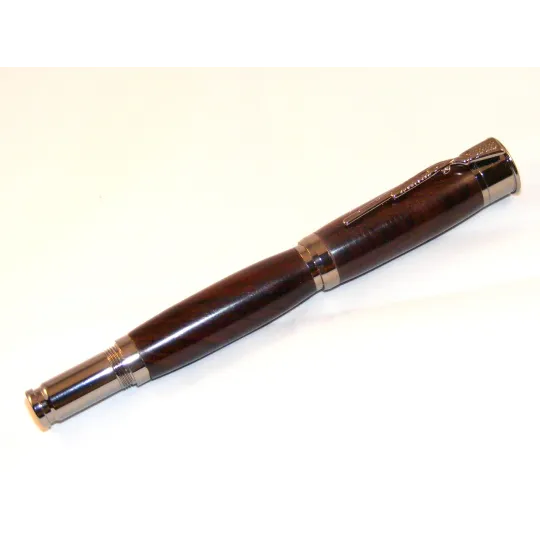 Stylo bois Carabine en palissandre violet de Madagascar Bois de palissandre violet de Madagascar - Au Bois Enchanté