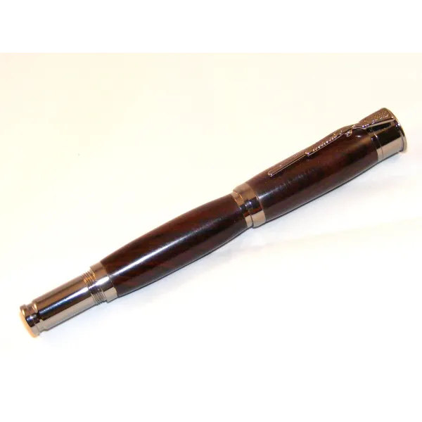 Stylo bois Carabine en palissandre violet de Madagascar Bois de palissandre violet de Madagascar - Au Bois Enchanté