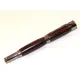 Wooden pen Carabine in purple rosewood from Madagascar Purple rosewood from Madagascar - Au Bois Enchanté