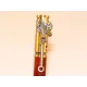 Stylo bois Cerf en Padouk Bois de padouk bois africain - Au Bois Enchanté