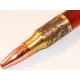 Deer antler pen in Padouk Padouk wood African wood - Au Bois Enchanté