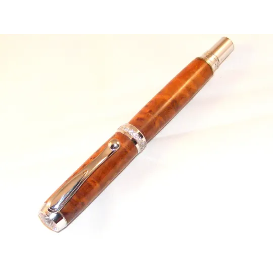 Stylo bois Sarah en loupe d'orme Bois loupe d'orme - Au Bois Enchanté